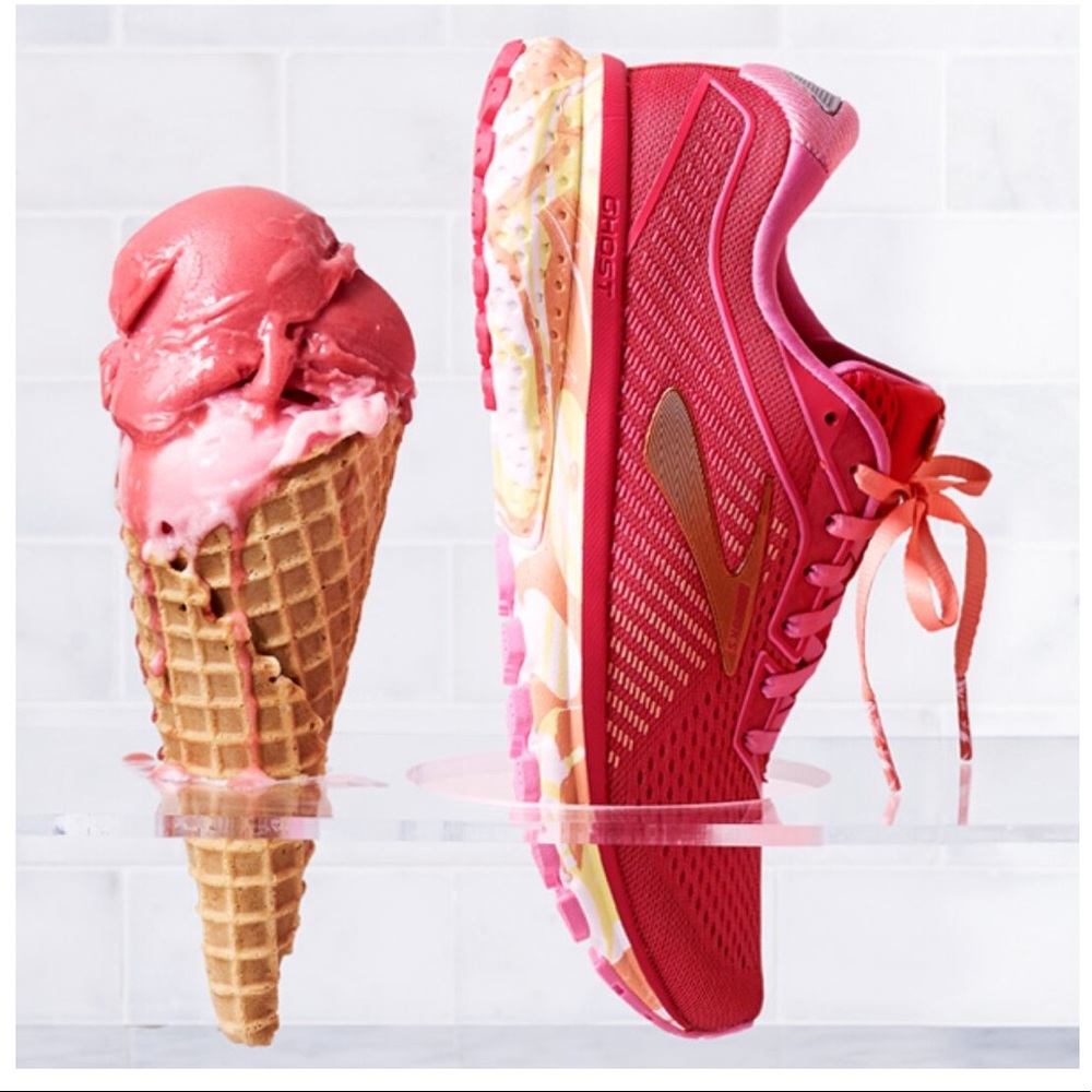 Brooks Ghost 12 LIMITED EDITION Ice cream Summer Melt Running Sneakers Shoes 7.5